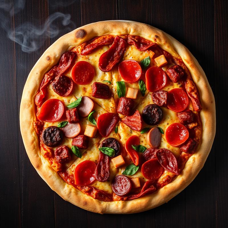 Mombo Combo Meat Loaded Pizza